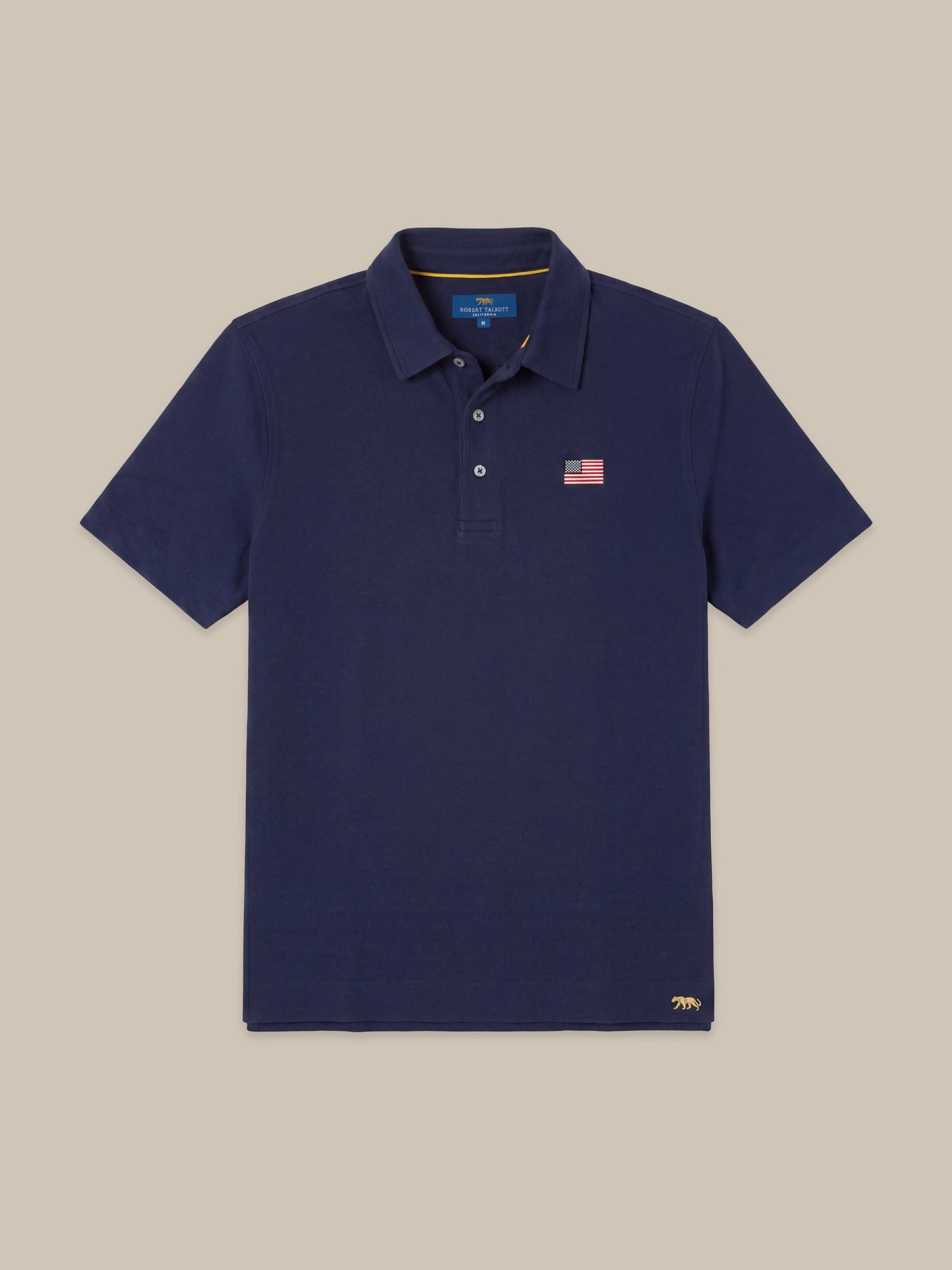 USA Flag Short Sleeve Polo image