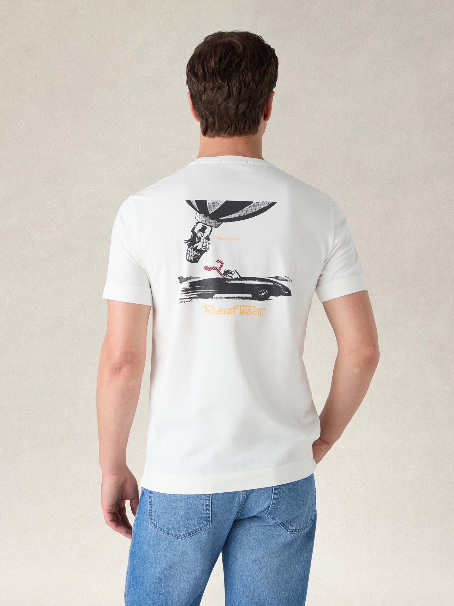 Stretch Jersey Graphic Dean Tee image