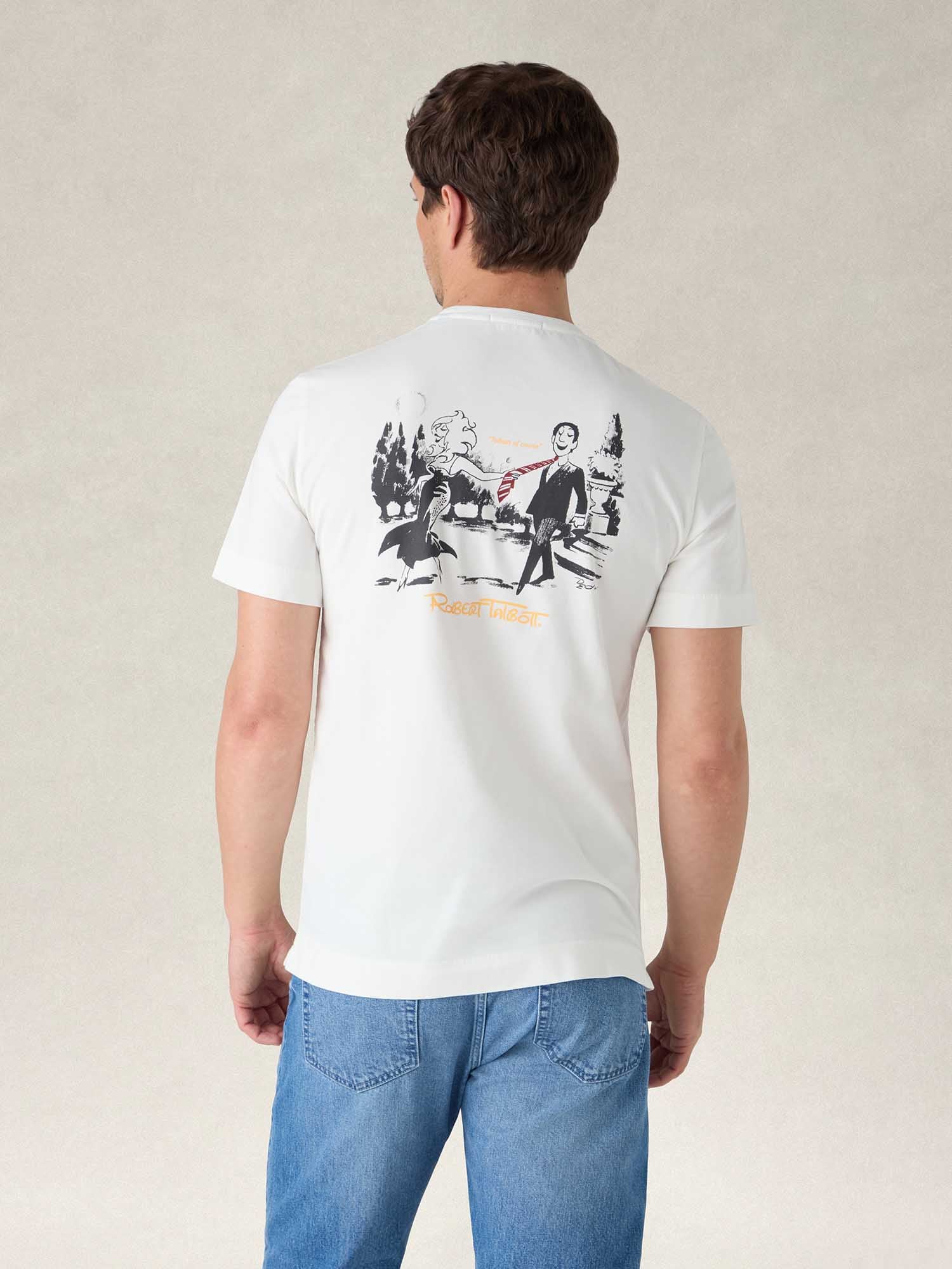 Stretch Jersey Graphic Dean Tee