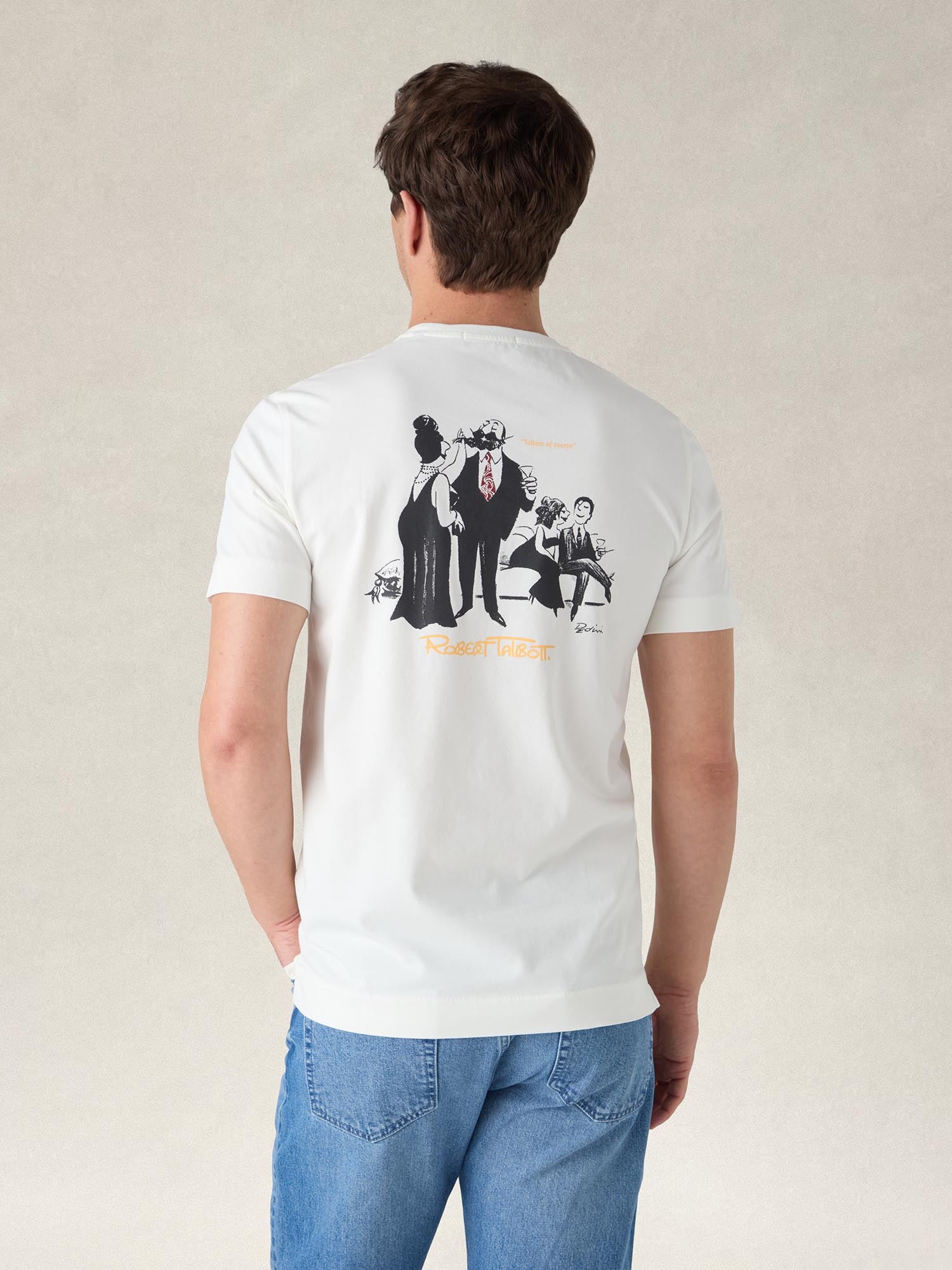 Stretch Jersey Graphic Dean Tee