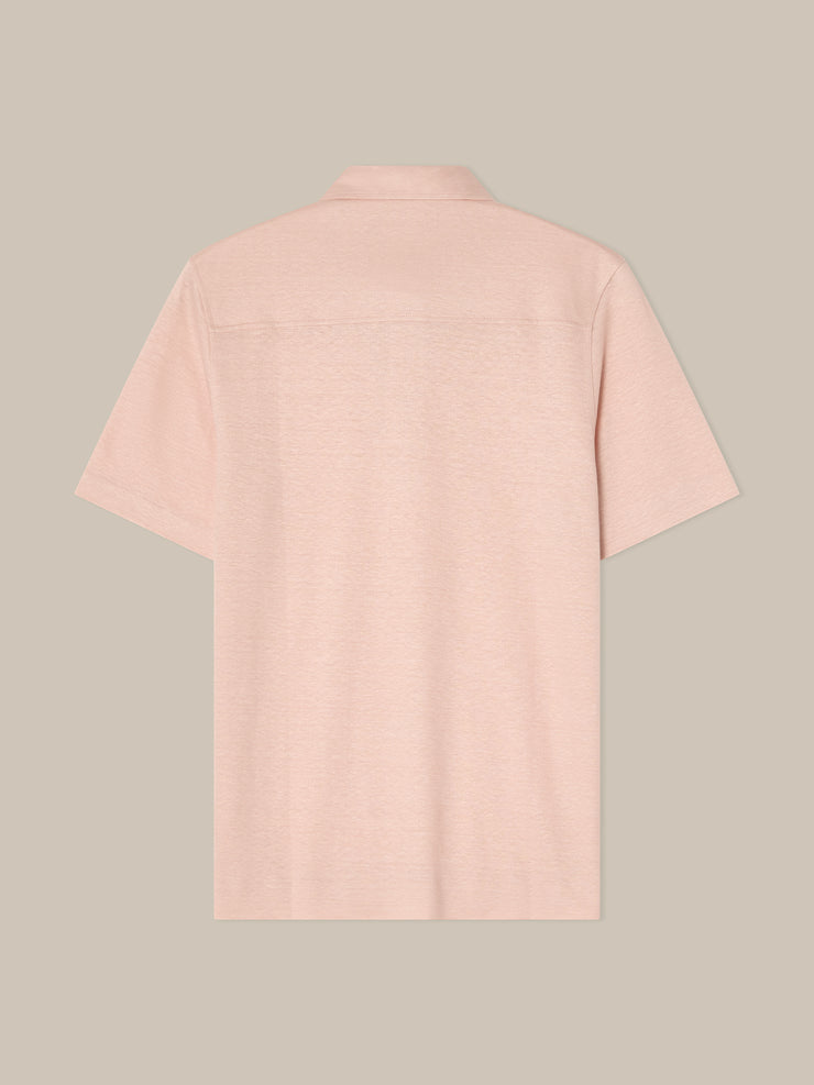 Taylor Pique Linen Polo