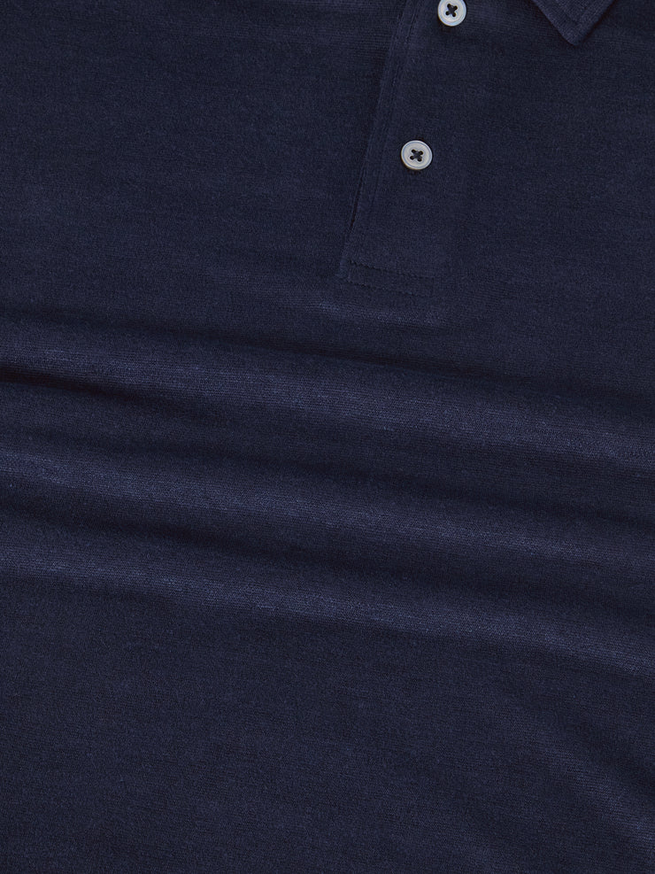 Taylor Pique Linen Polo