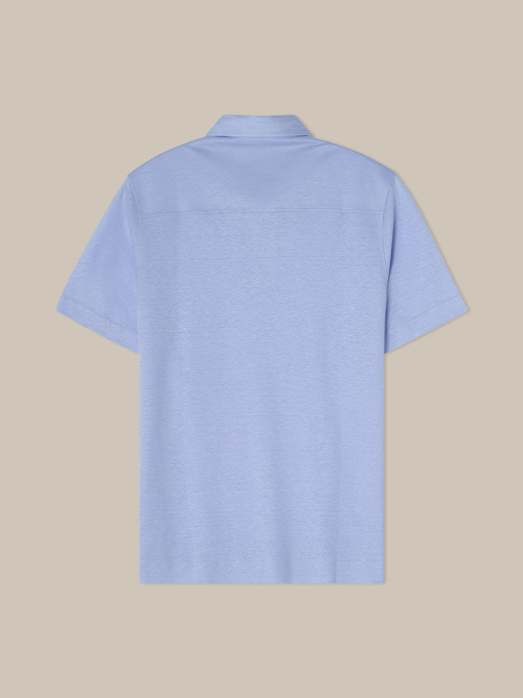 Taylor Pique Linen Polo
