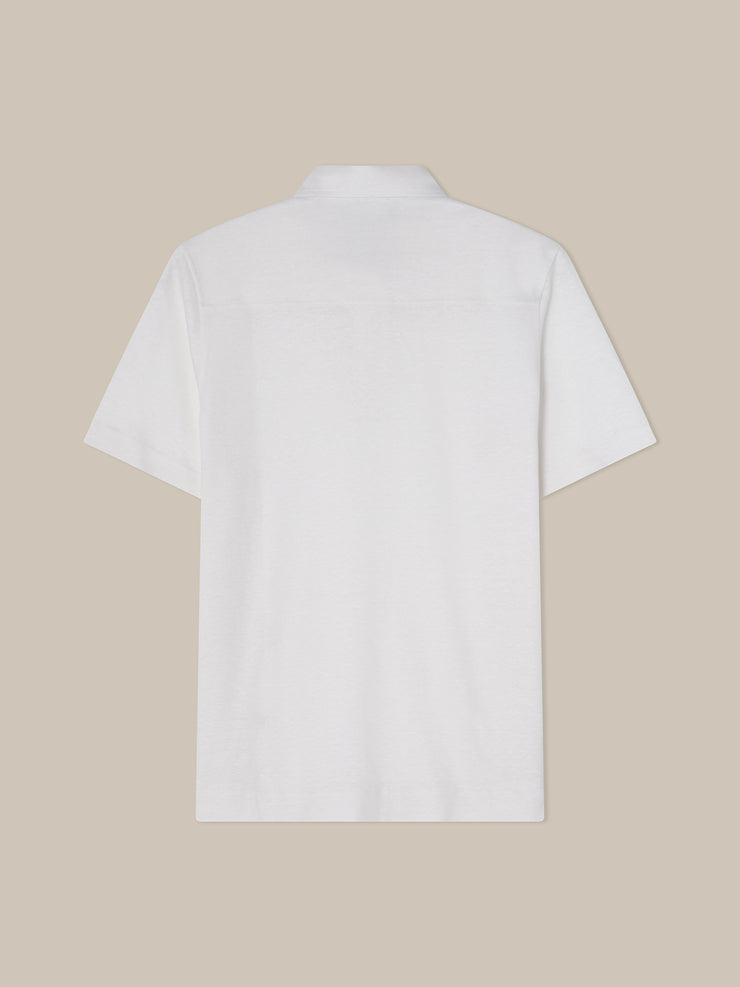 Taylor Pique Linen Polo