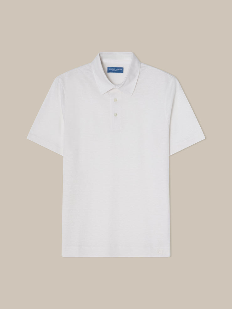 Taylor Pique Linen Polo