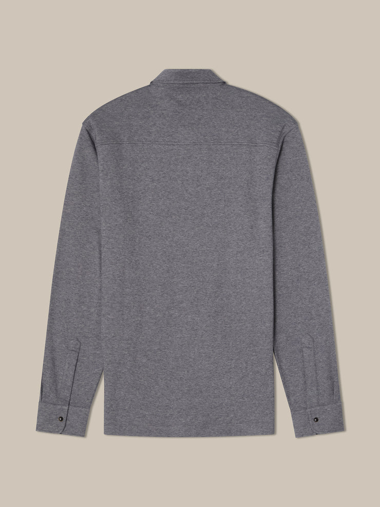 Walter Cashmere Blend Snap Front Shirt