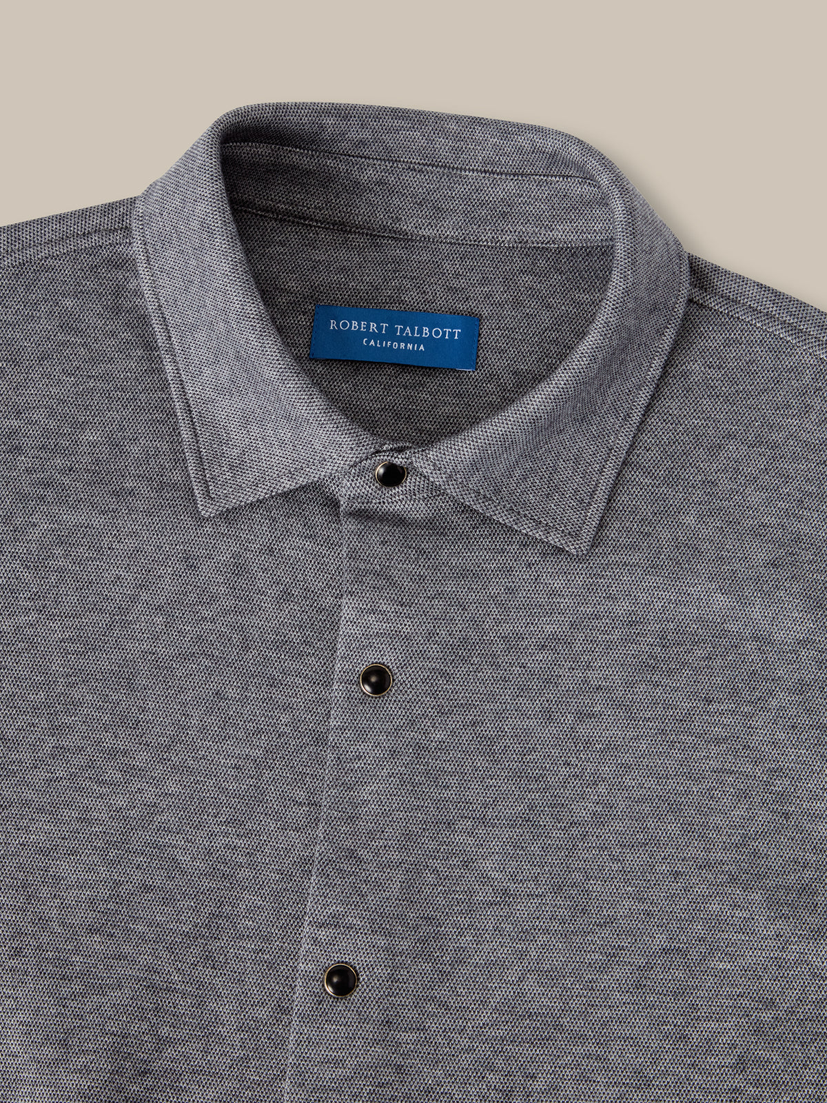 Walter Cashmere Blend Snap Front Shirt
