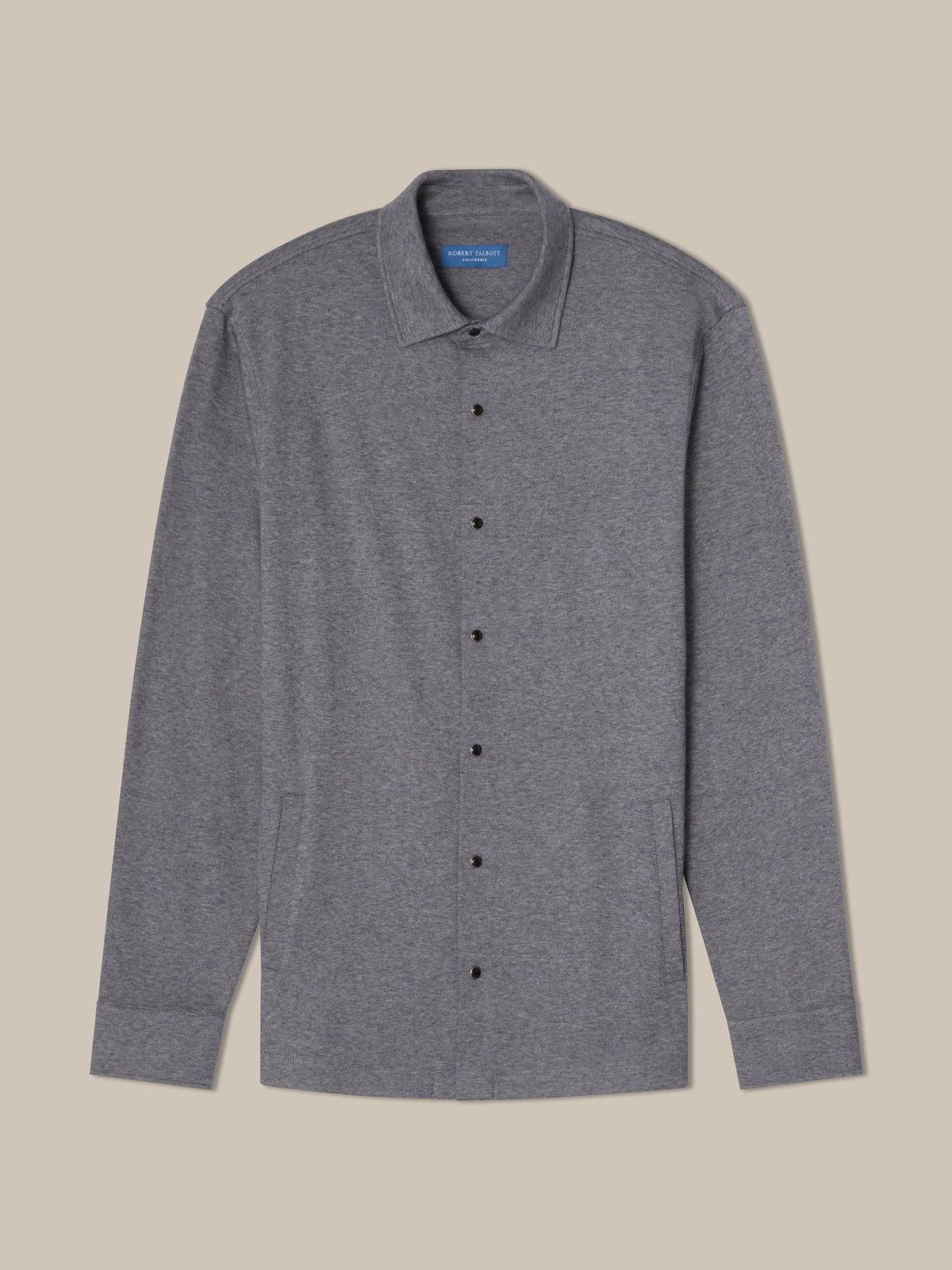Walter Cashmere Blend Snap Front Shirt