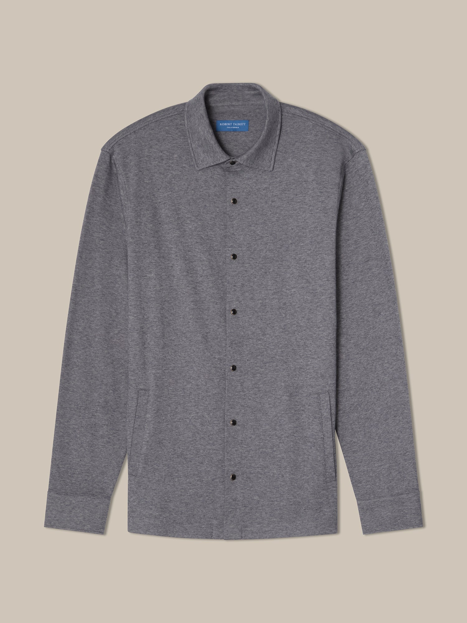 Walter Cashmere Blend Snap Front Shirt