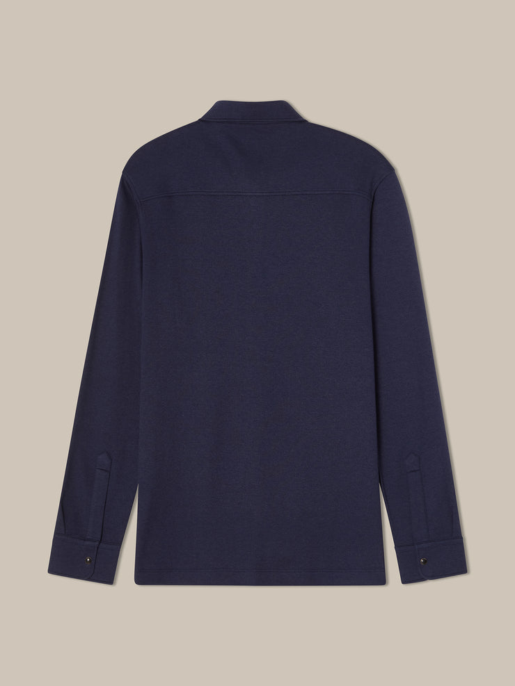 Walter Cashmere Blend Snap Front Shirt