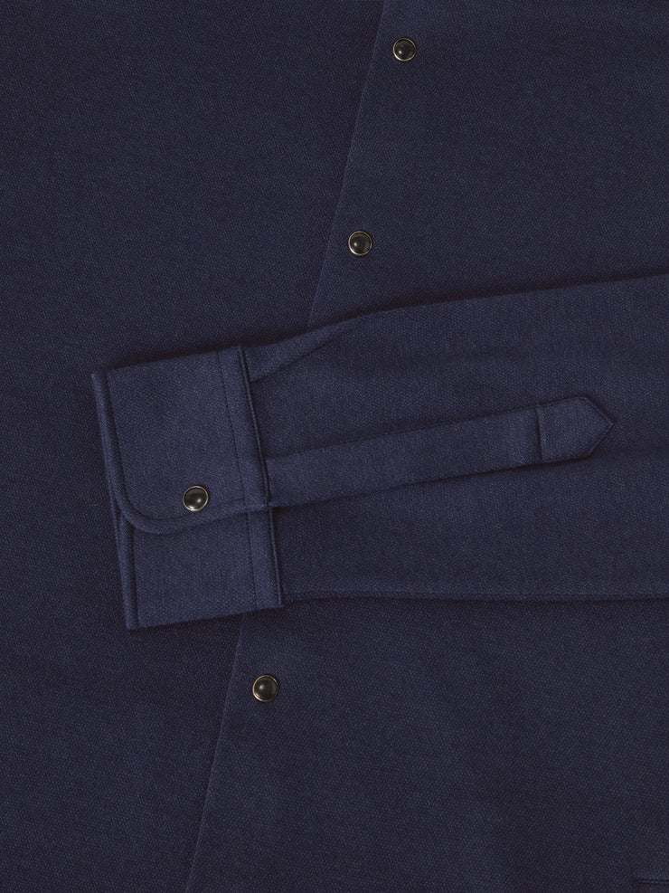 Walter Cashmere Blend Snap Front Shirt