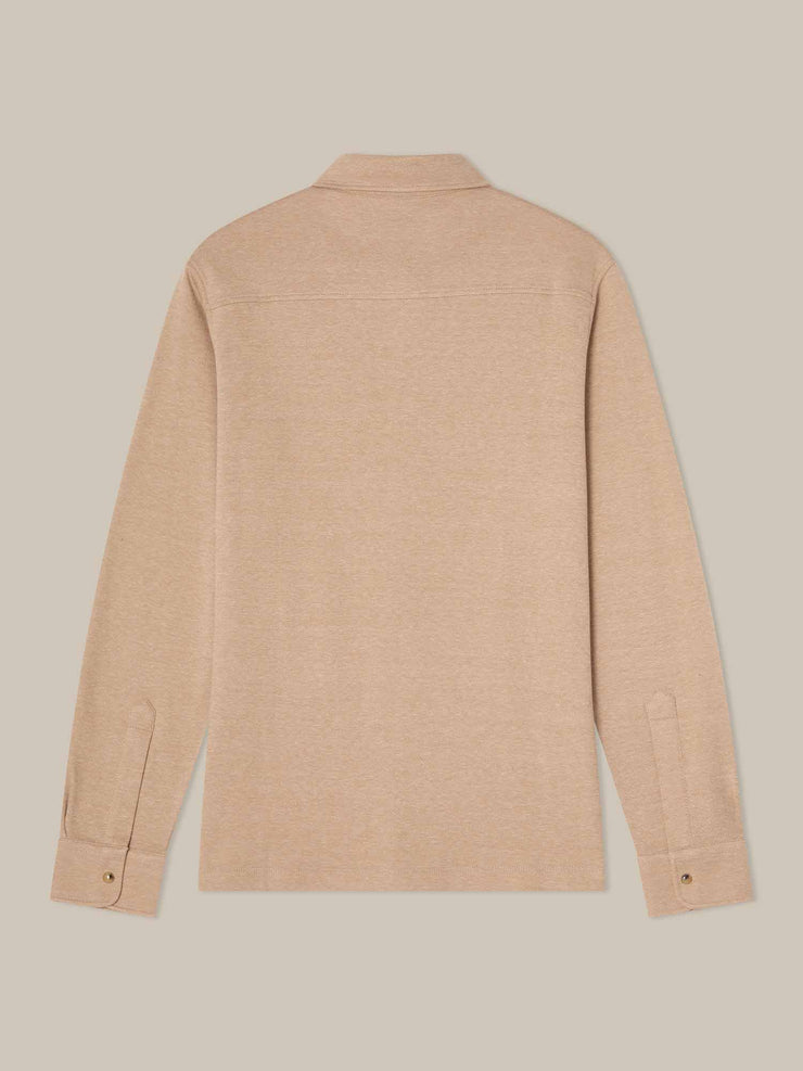 Walter Cashmere Blend Snap Front Shirt