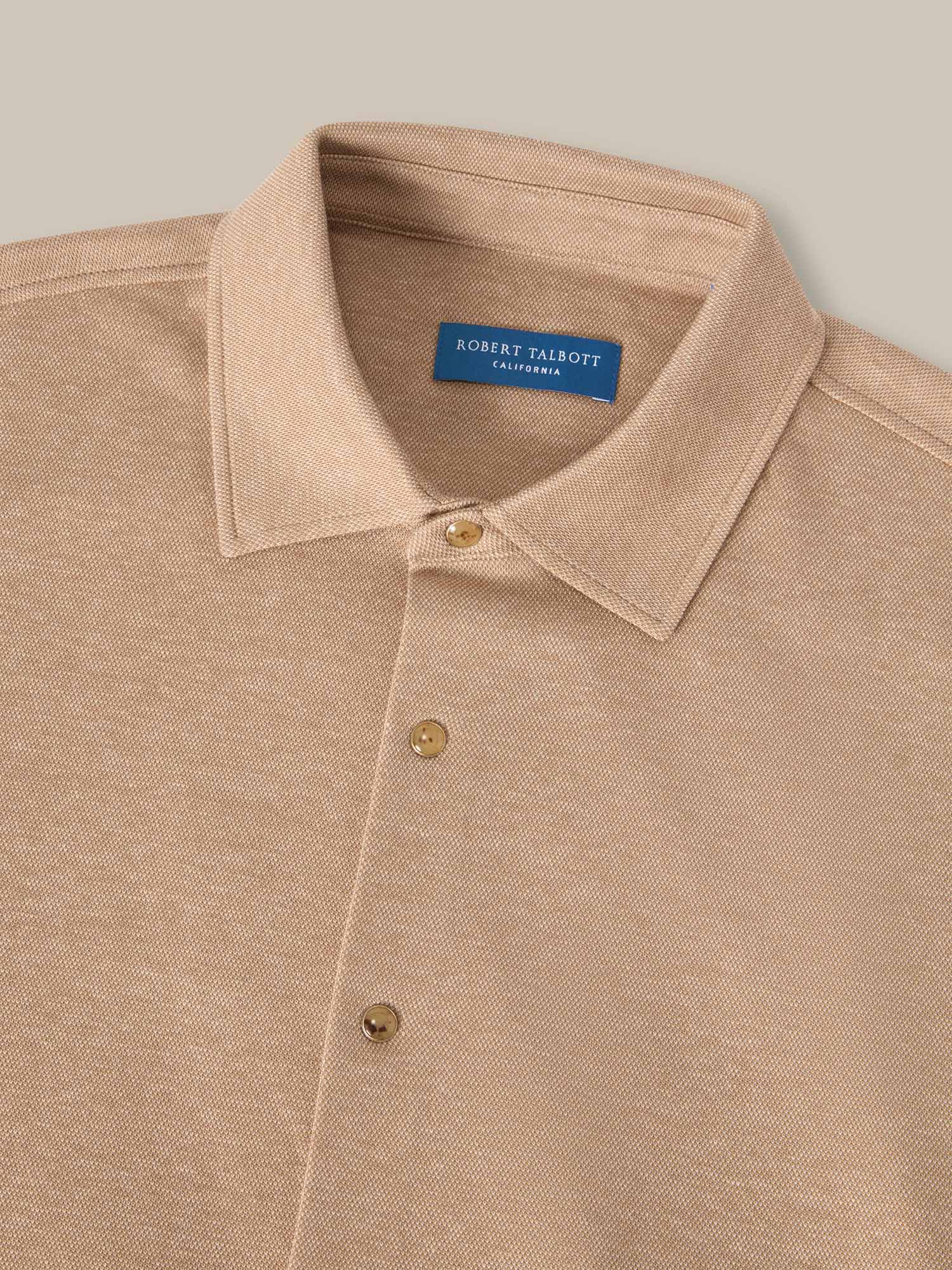 Walter Cashmere Blend Snap Front Shirt