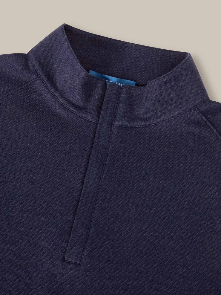 Wesley Cashmere Blend Quarter Zip