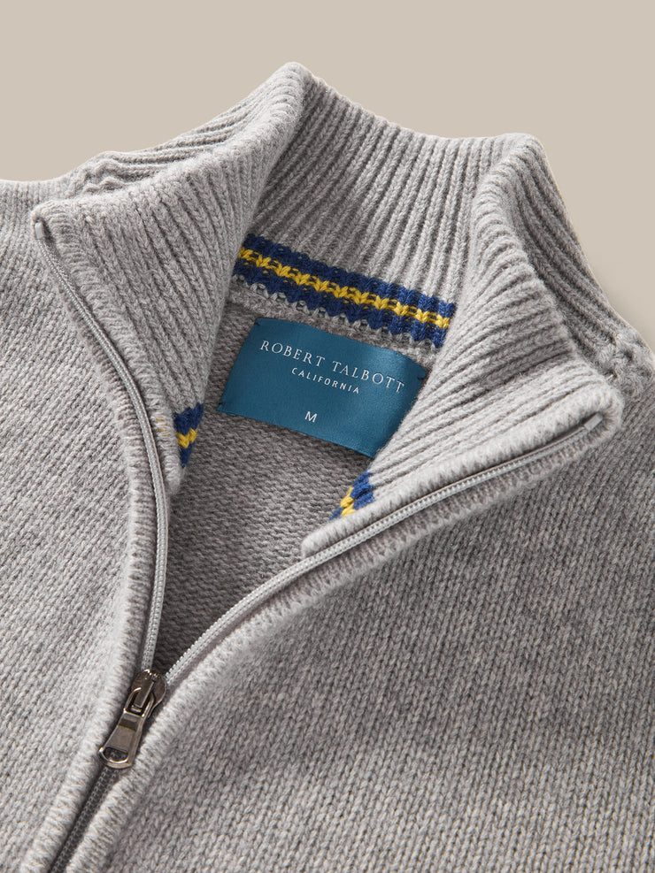 Graham Full Zip Sweater