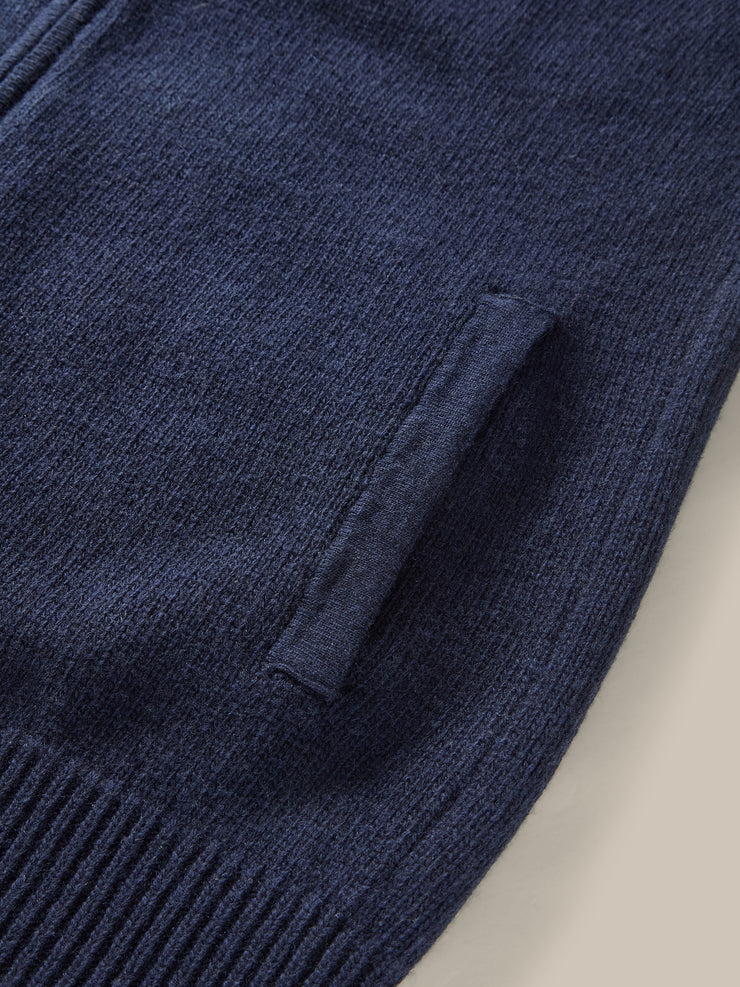 Graham Full Zip Sweater