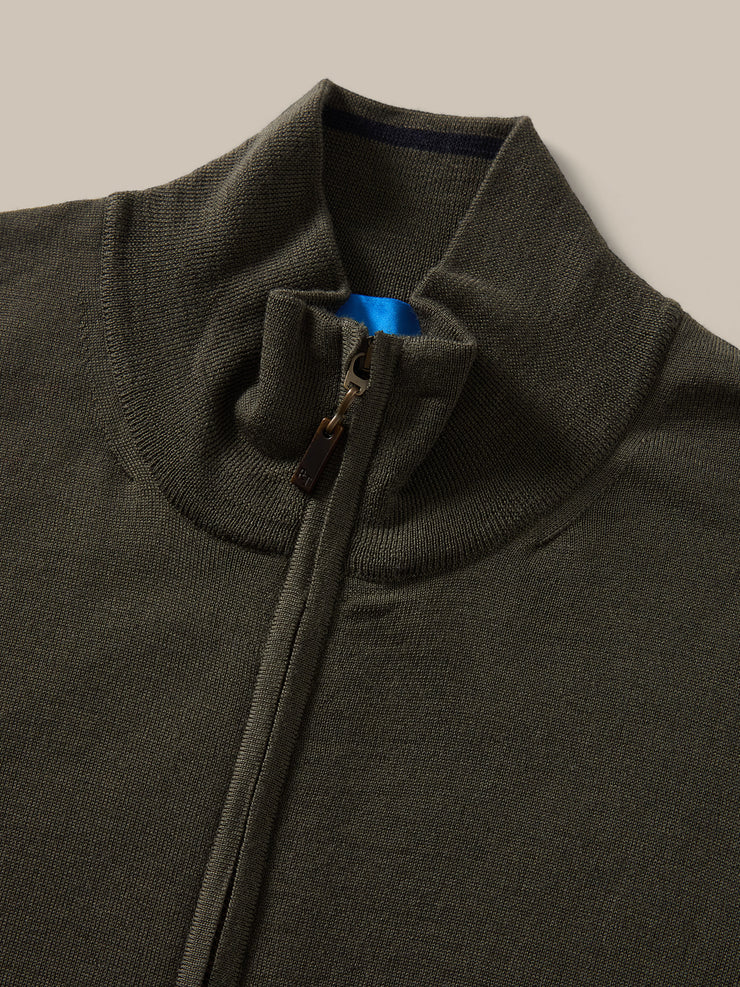 Dalton Full Zip Sweater