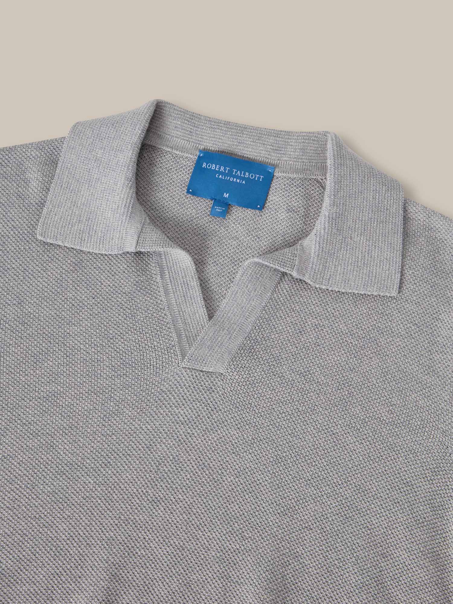 Randall Cotton Cashmere Johnny Collar Sweater image