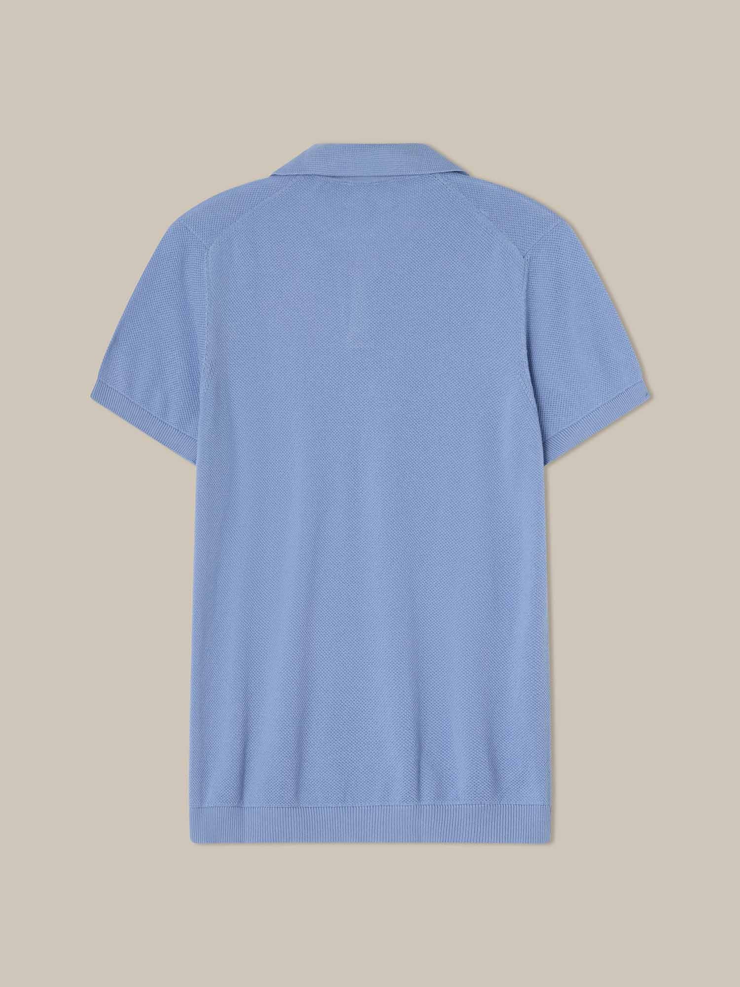 Randall Cotton Cashmere Johnny Collar Sweater