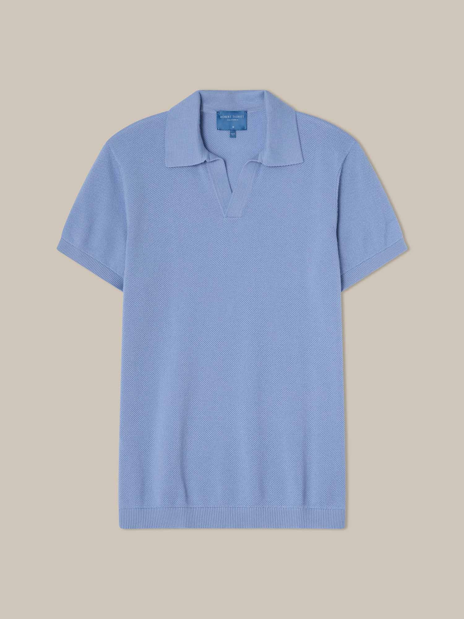 Randall Cotton Cashmere Johnny Collar Sweater