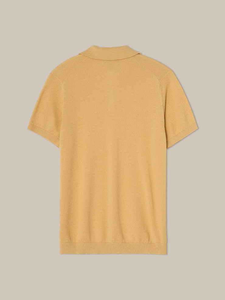 Randall Cotton Cashmere Johnny Collar Sweater