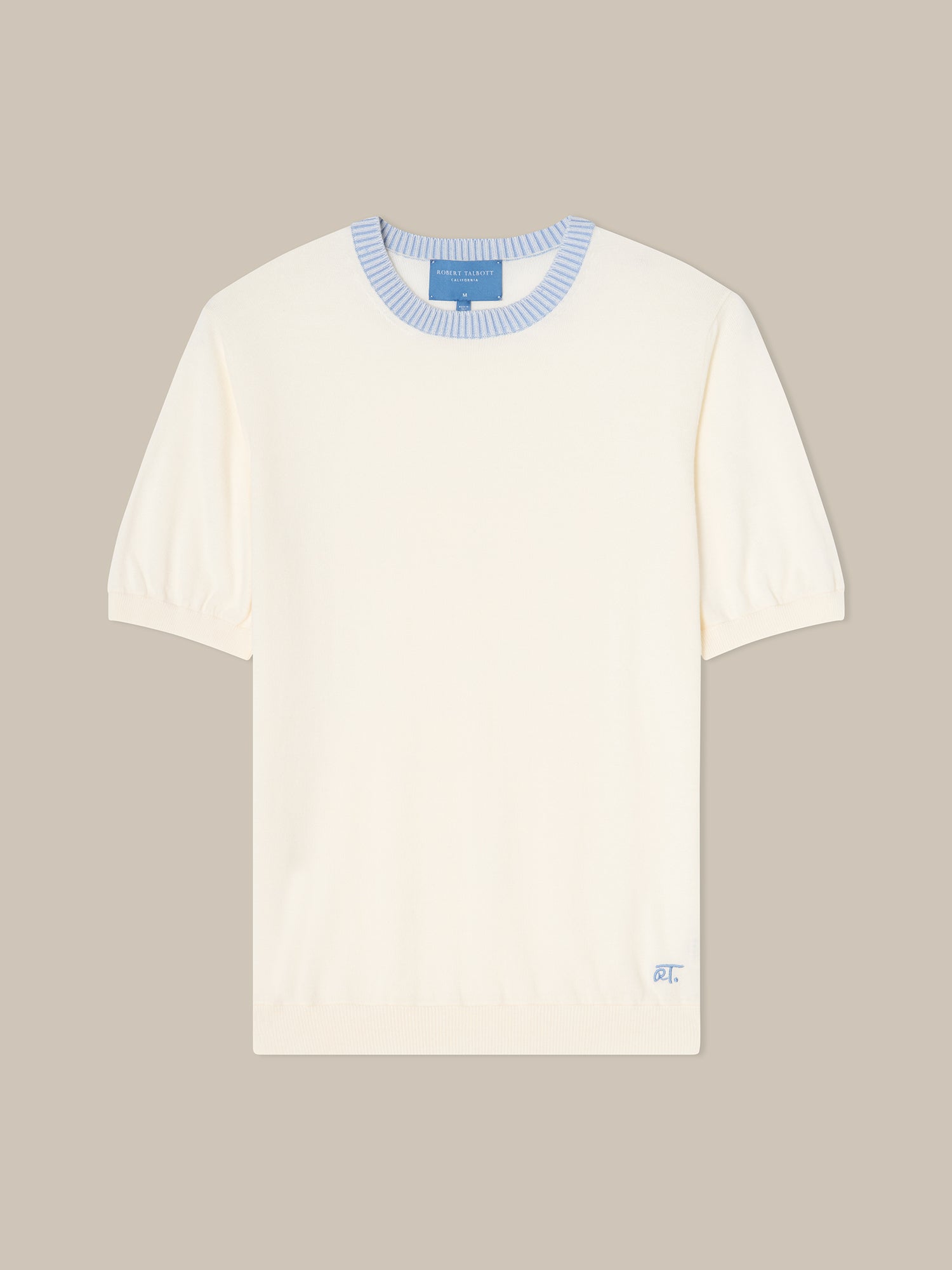 Gibson Cotton Cashmere Short Sleeve Crewneck Sweater image