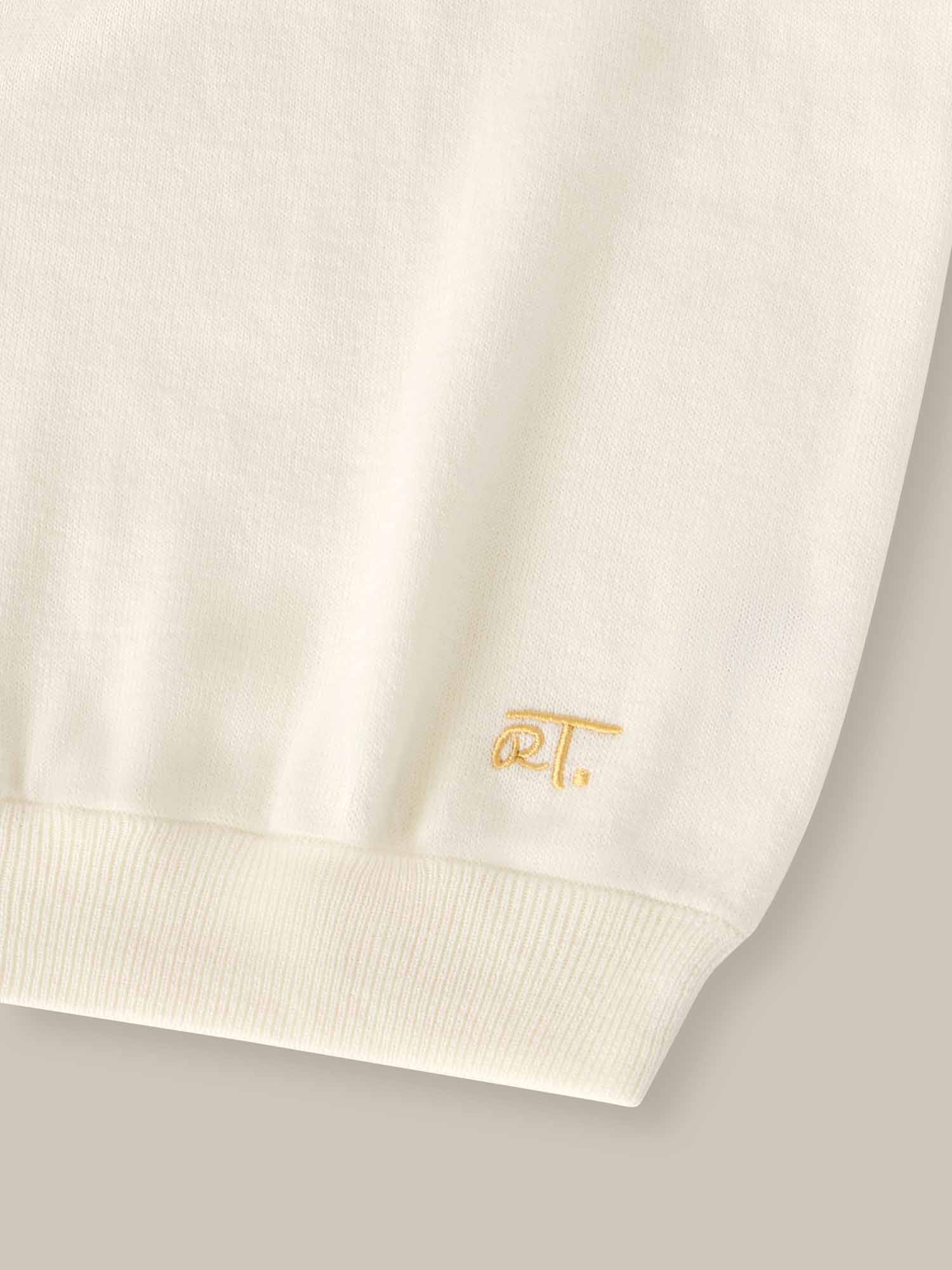 Gibson Cotton Cashmere Short Sleeve Crewneck Sweater