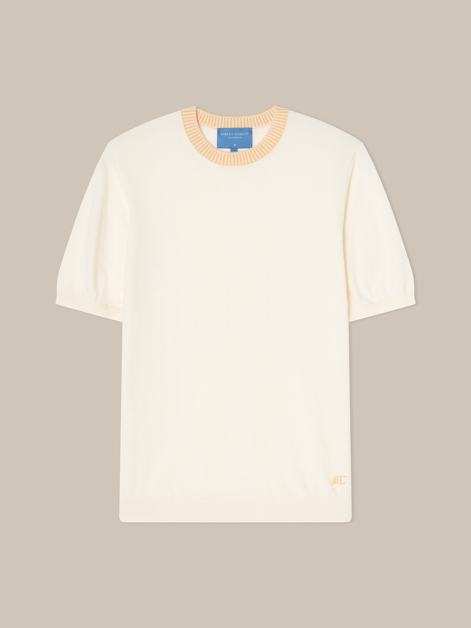 Gibson Cotton Cashmere Short Sleeve Crewneck Sweater