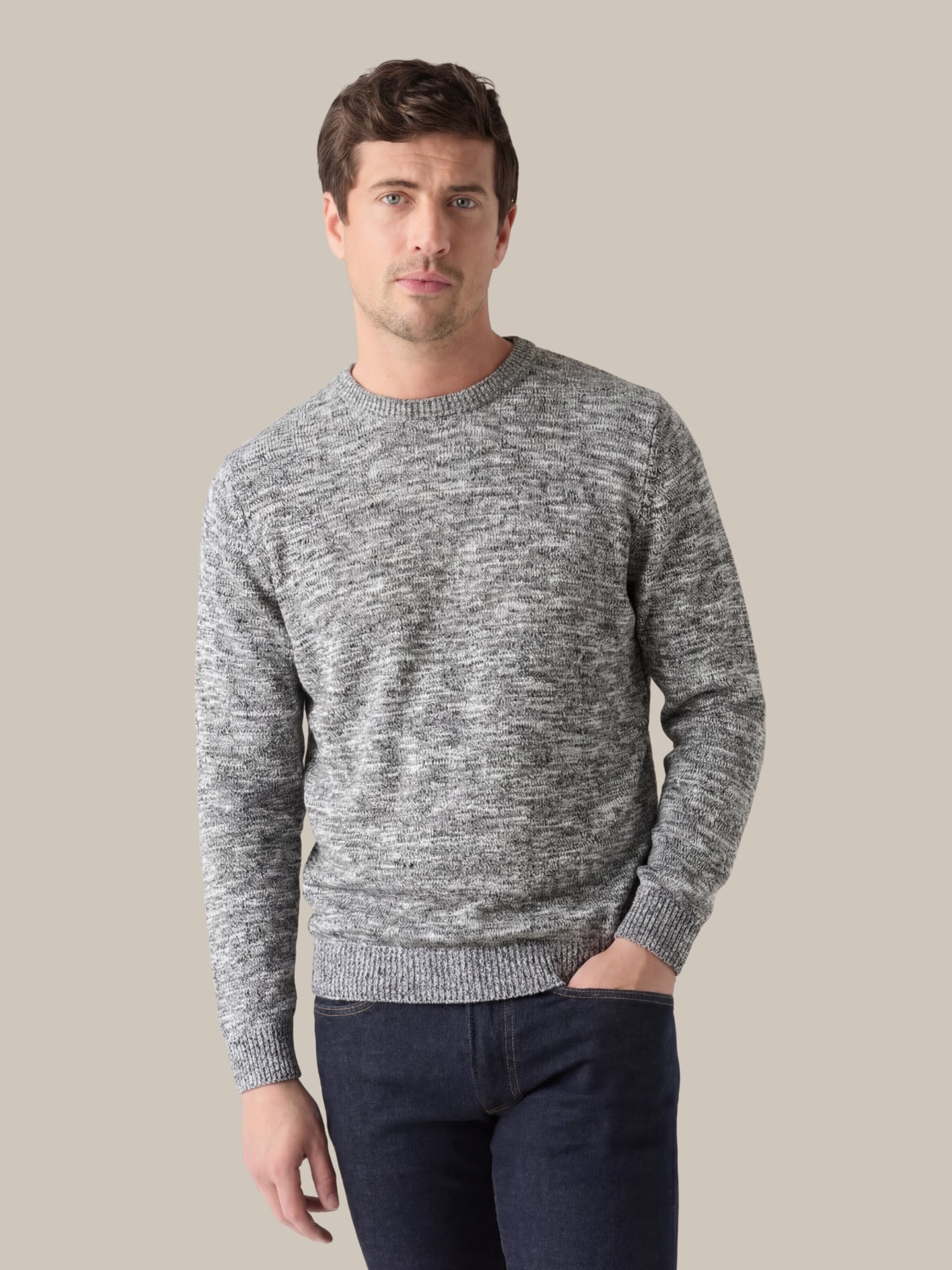 Robbins Linen Silk Crewneck Sweater image