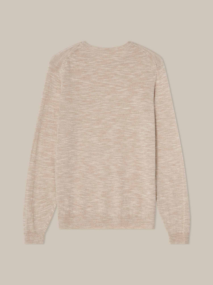 Robbins Linen Silk Crewneck Sweater