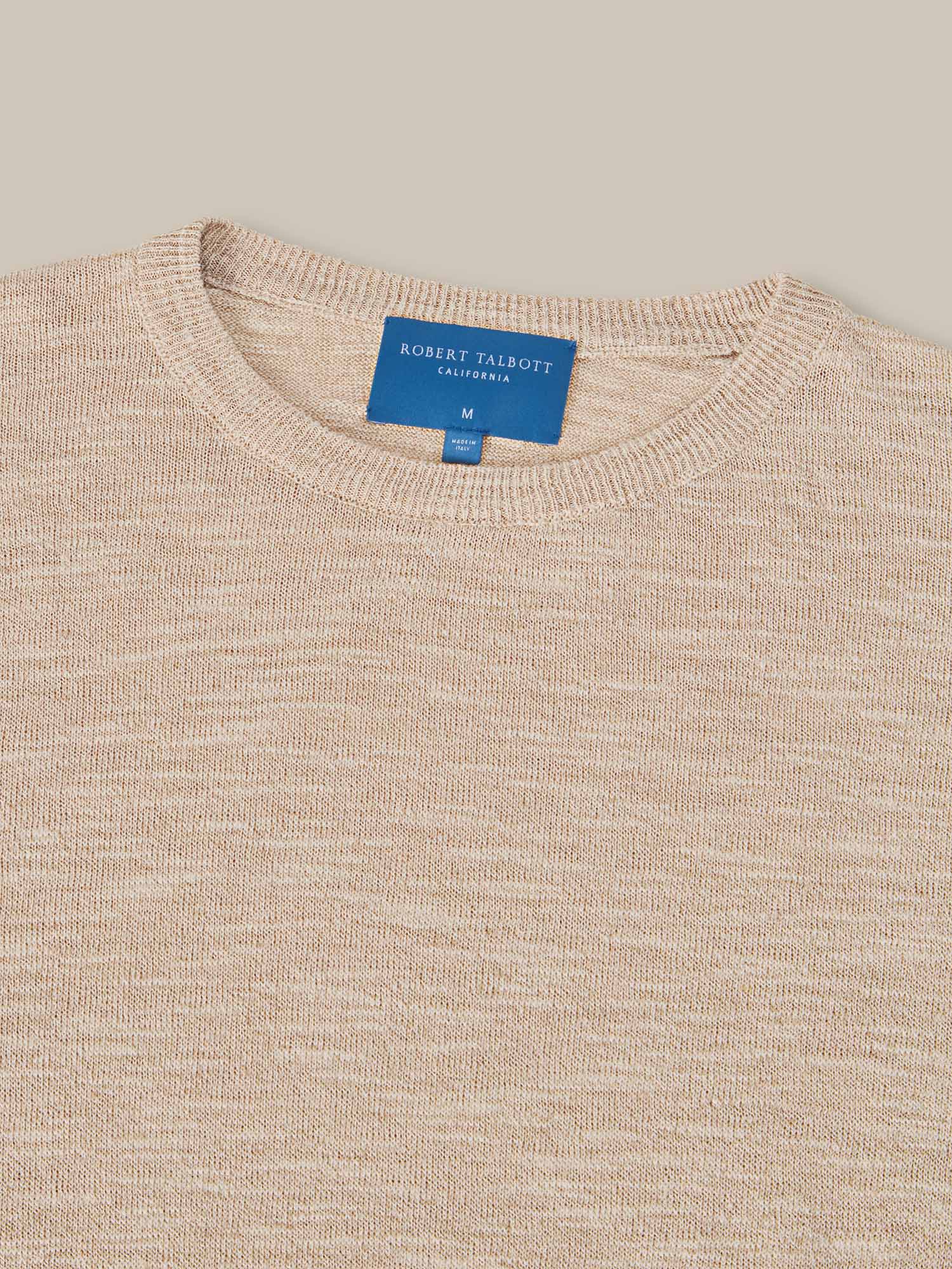Robbins Linen Silk Crewneck Sweater