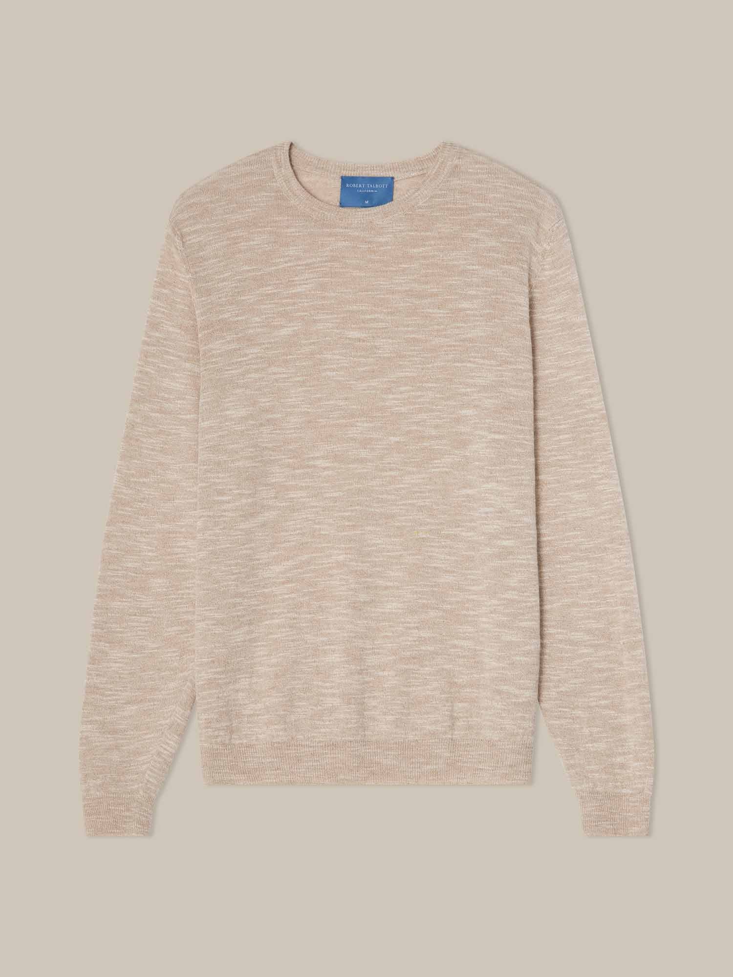 Robbins Linen Silk Crewneck Sweater
