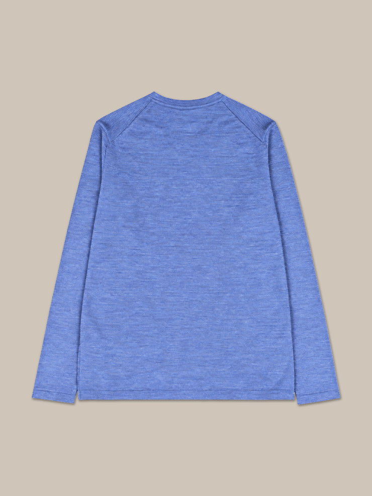 Lawrence Wool Silk Fine Gauge Jersey Long Sleeve Tee