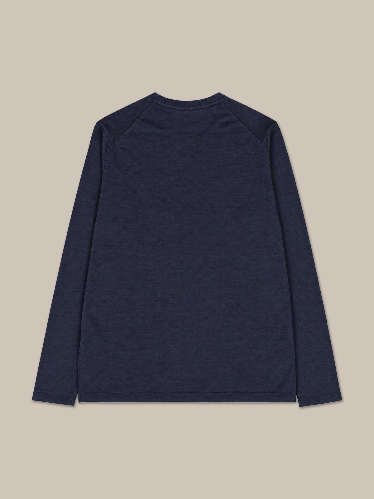 Lawrence Wool Silk Fine Gauge Jersey Long Sleeve Tee image