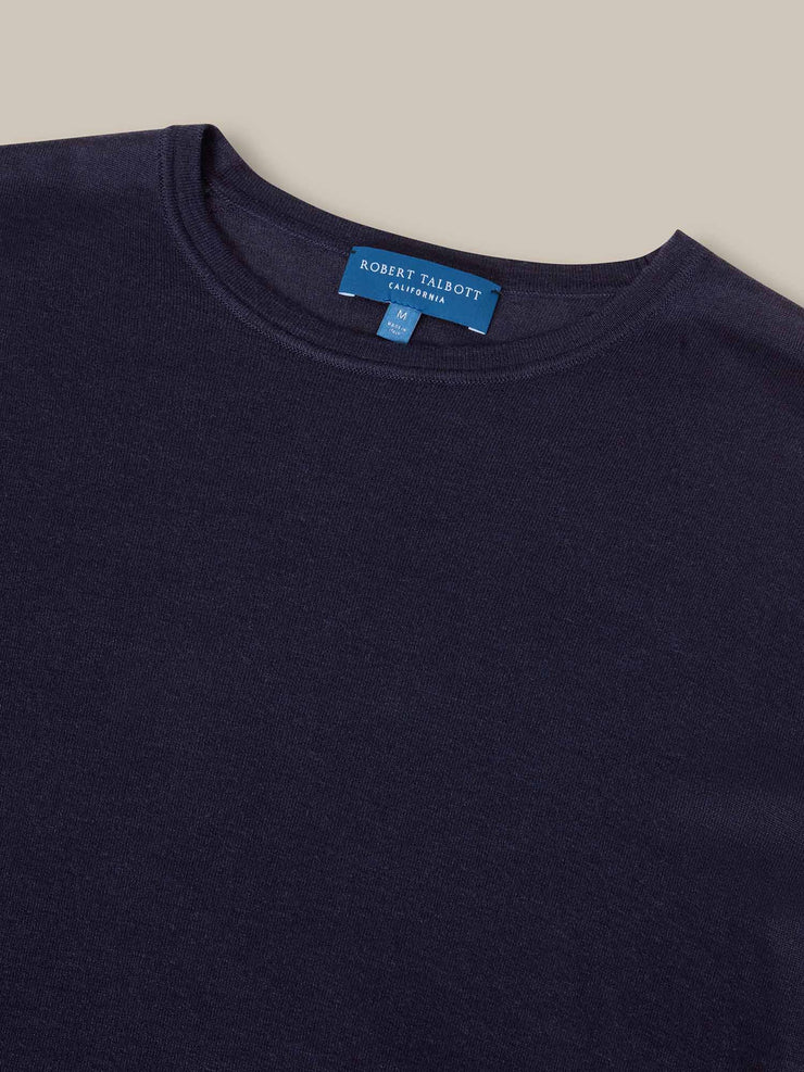 Lawrence Wool Silk Fine Gauge Jersey Long Sleeve Tee