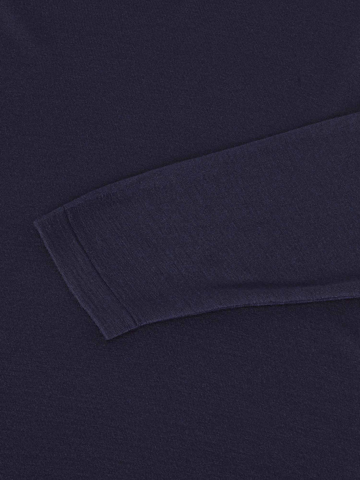 Lawrence Wool Silk Fine Gauge Jersey Long Sleeve Tee