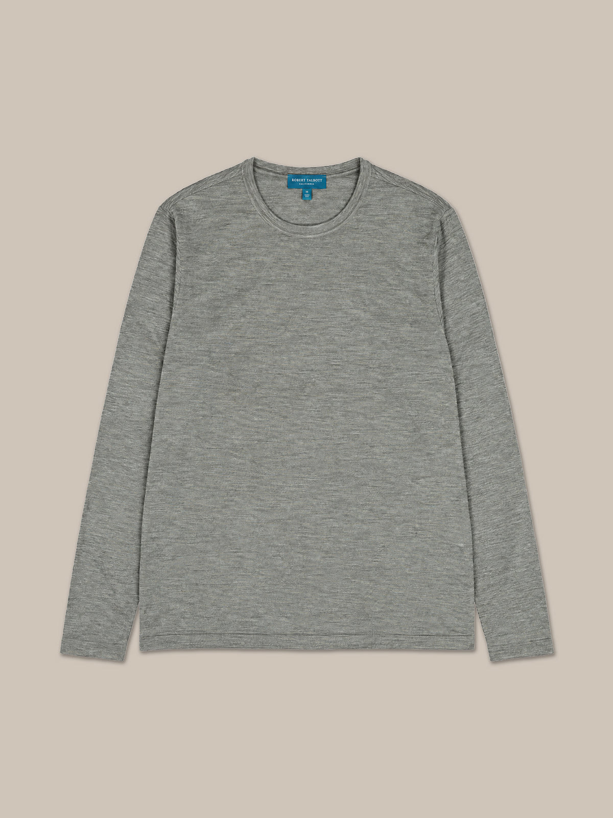 Lawrence Wool Silk Fine Gauge Jersey Long Sleeve Tee