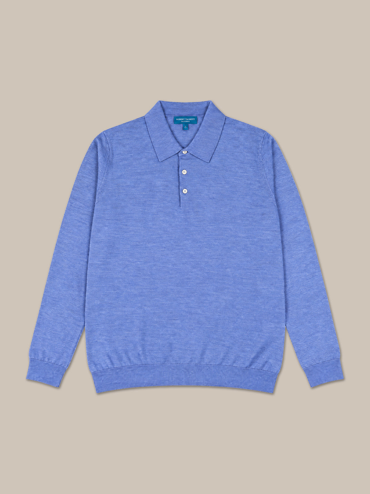 Henson Wool Silk Fine Gauge Jersey Polo image