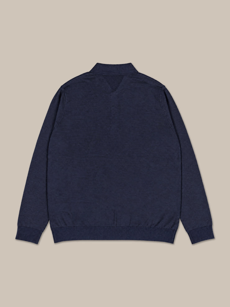 Henson Wool Silk Fine Gauge Jersey Polo
