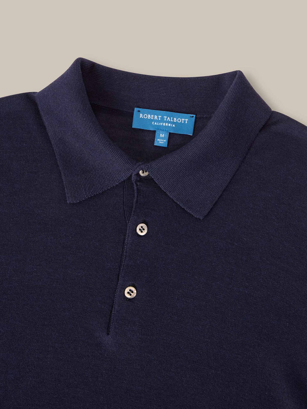 Henson Wool Silk Fine Gauge Jersey Polo image
