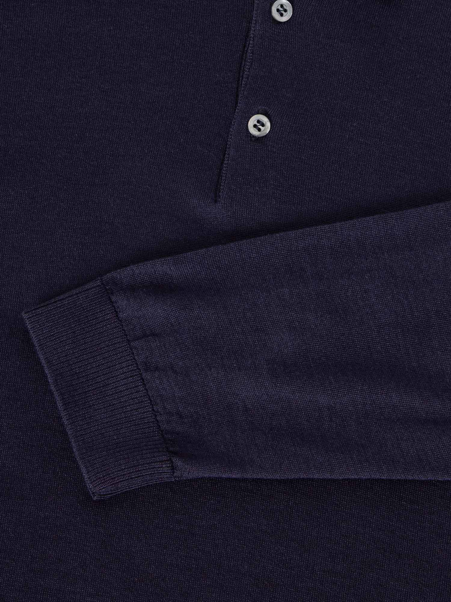 Henson Wool Silk Fine Gauge Jersey Polo