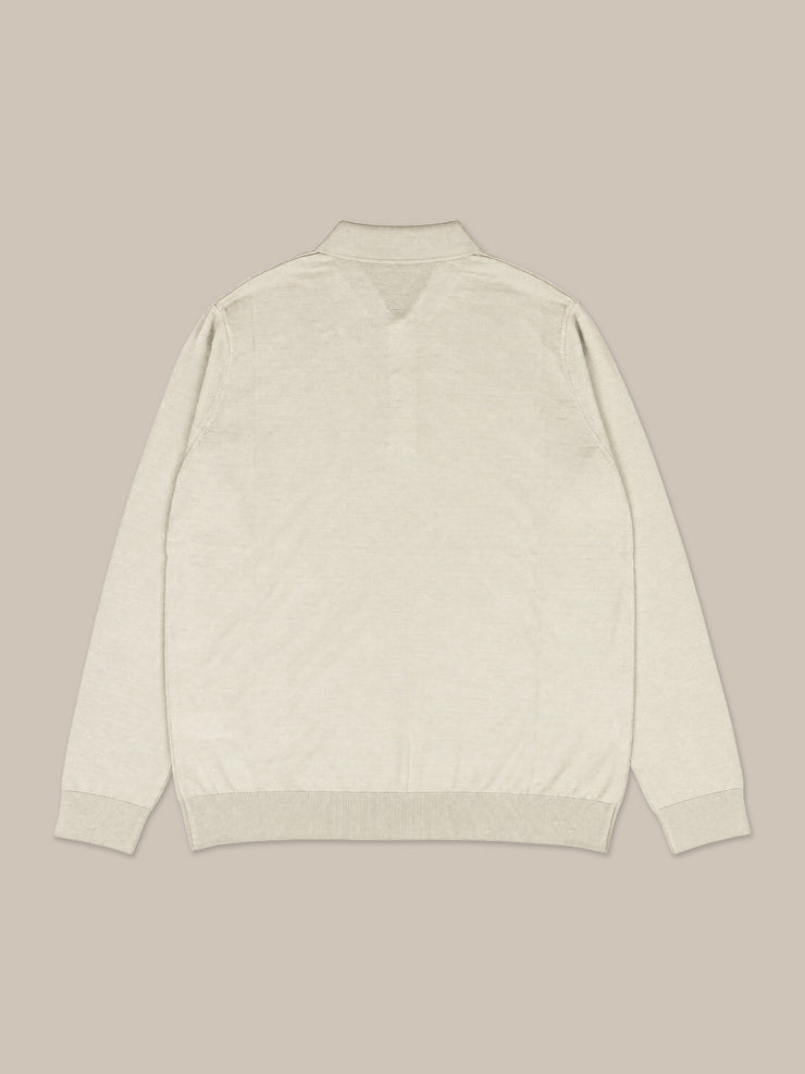 Henson Wool Silk Fine Gauge Jersey Polo