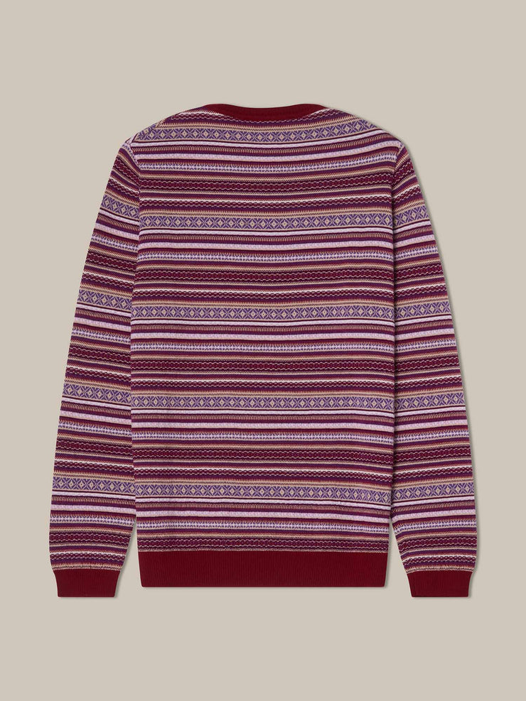 Henry Fair Isle Crewneck Sweater