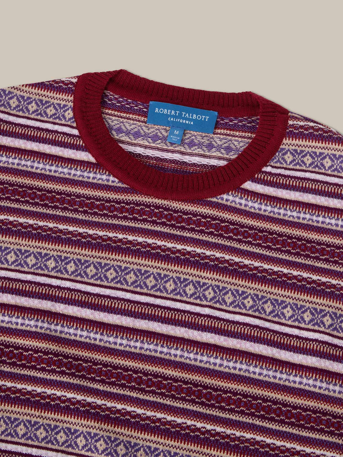 Henry Fair Isle Crewneck Sweater image