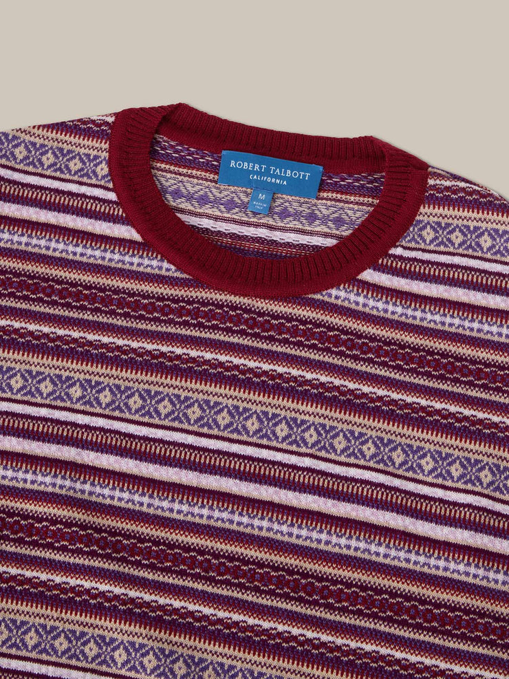 Henry Fair Isle Crewneck Sweater