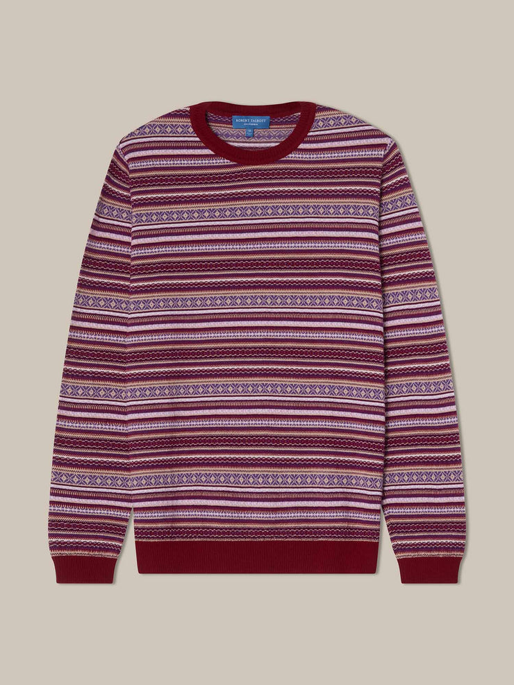 Henry Fair Isle Crewneck Sweater