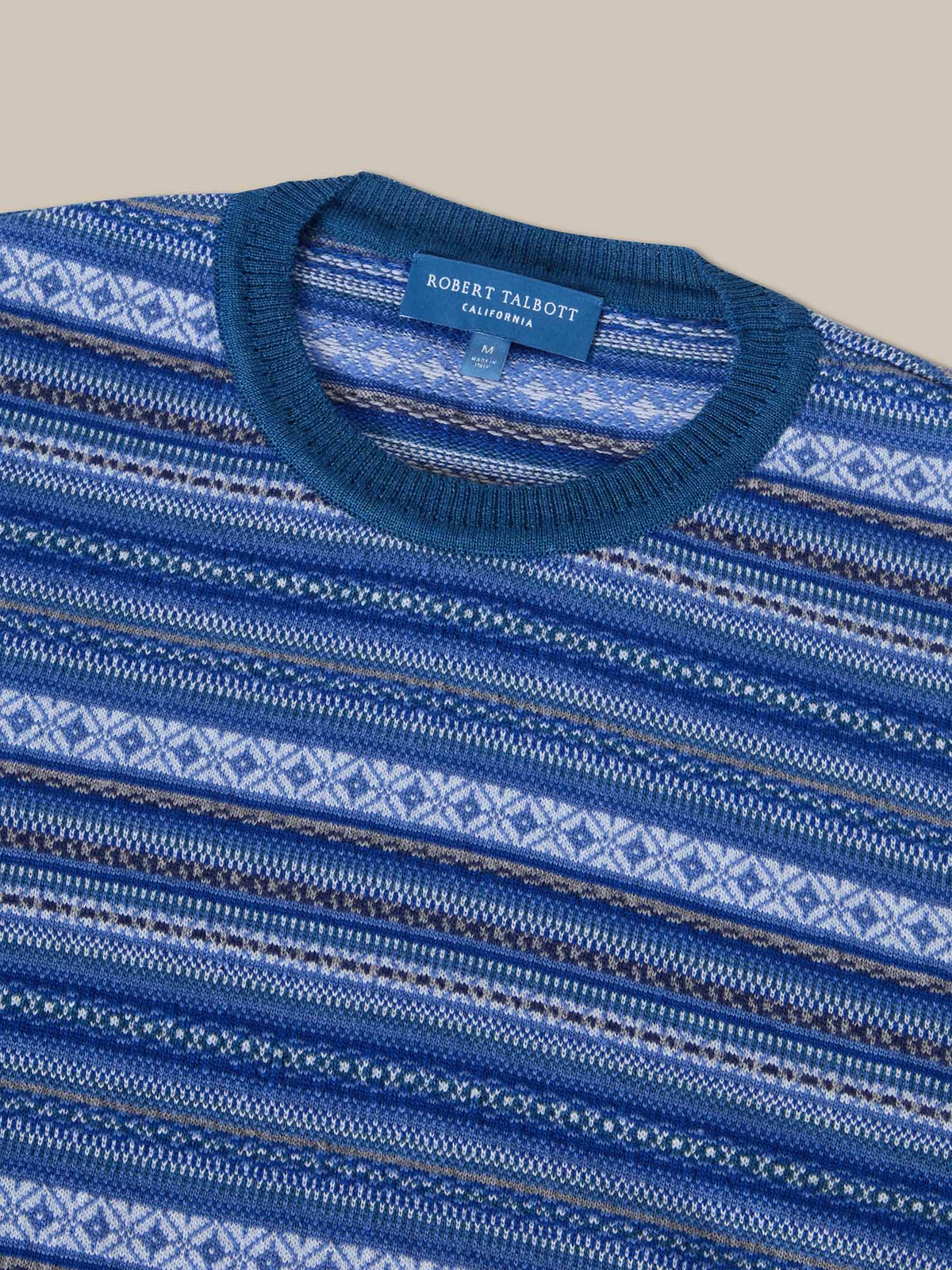 Henry Fair Isle Crewneck Sweater image