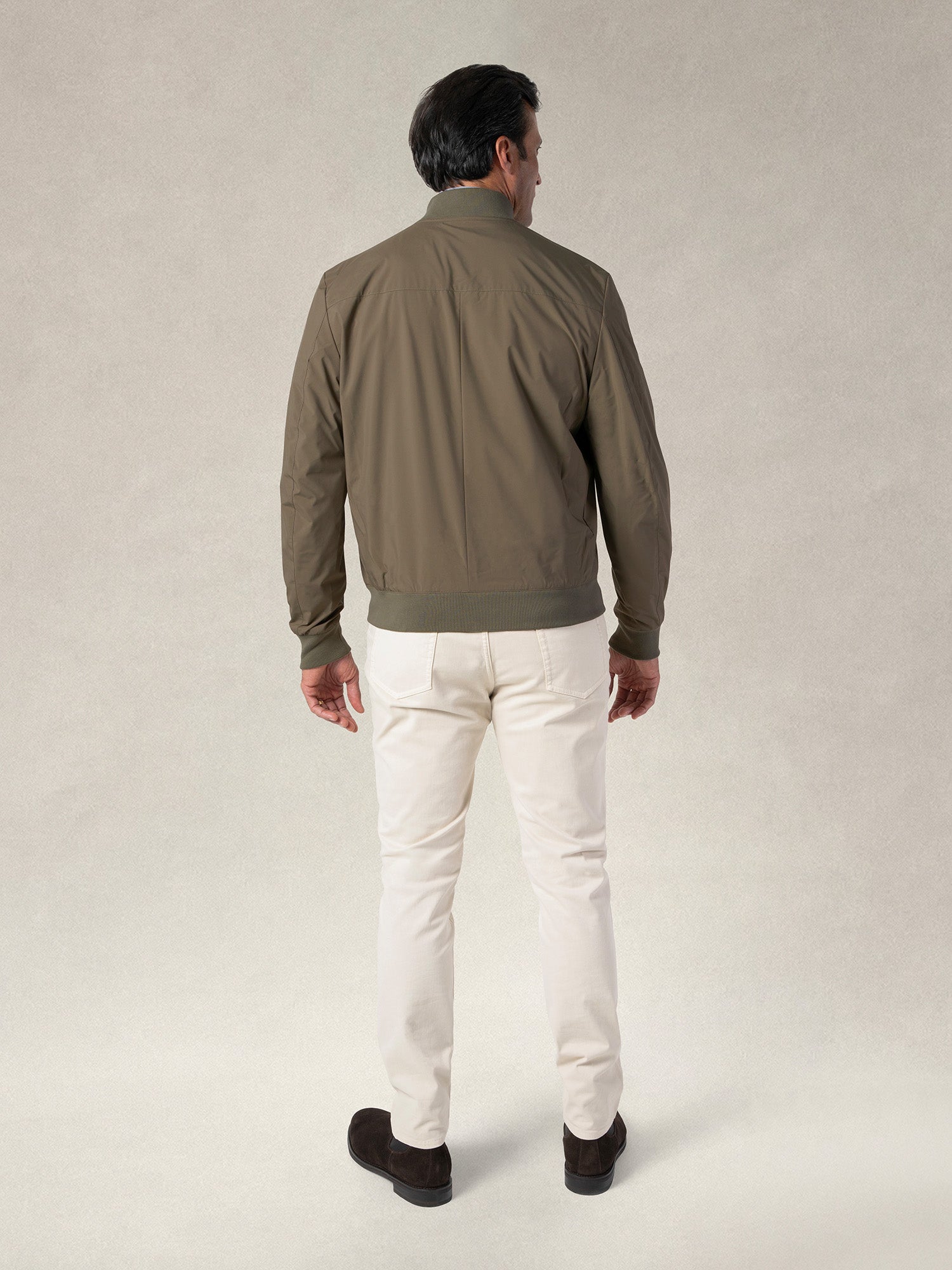Jackson Baseball Jacket in Taupe