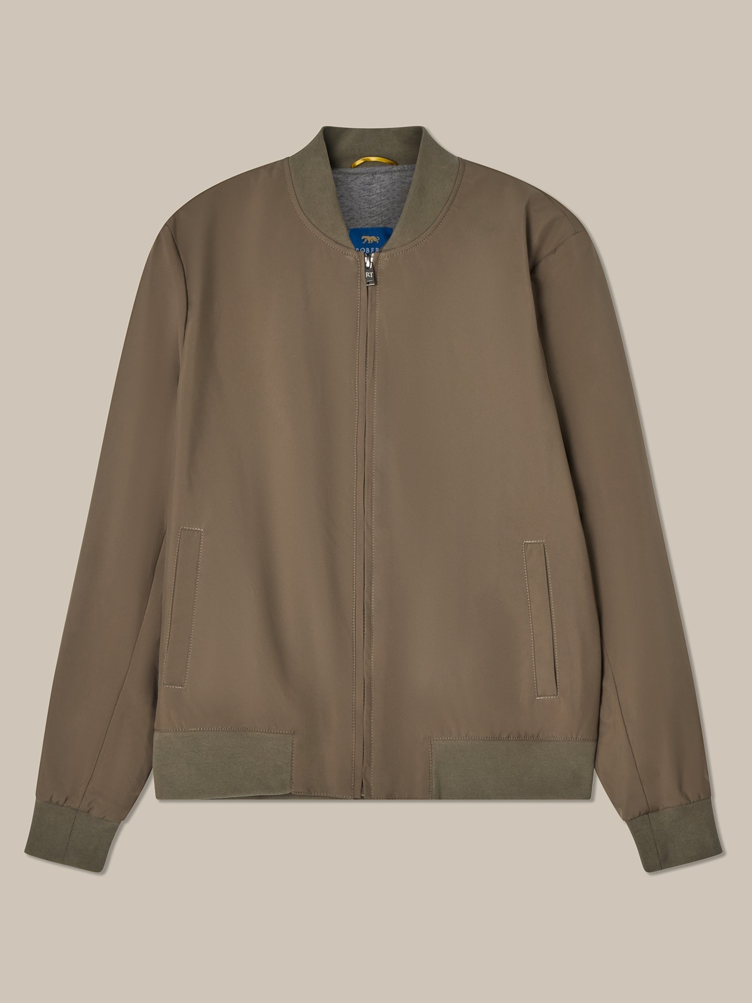 Jackson Baseball Jacket in Taupe