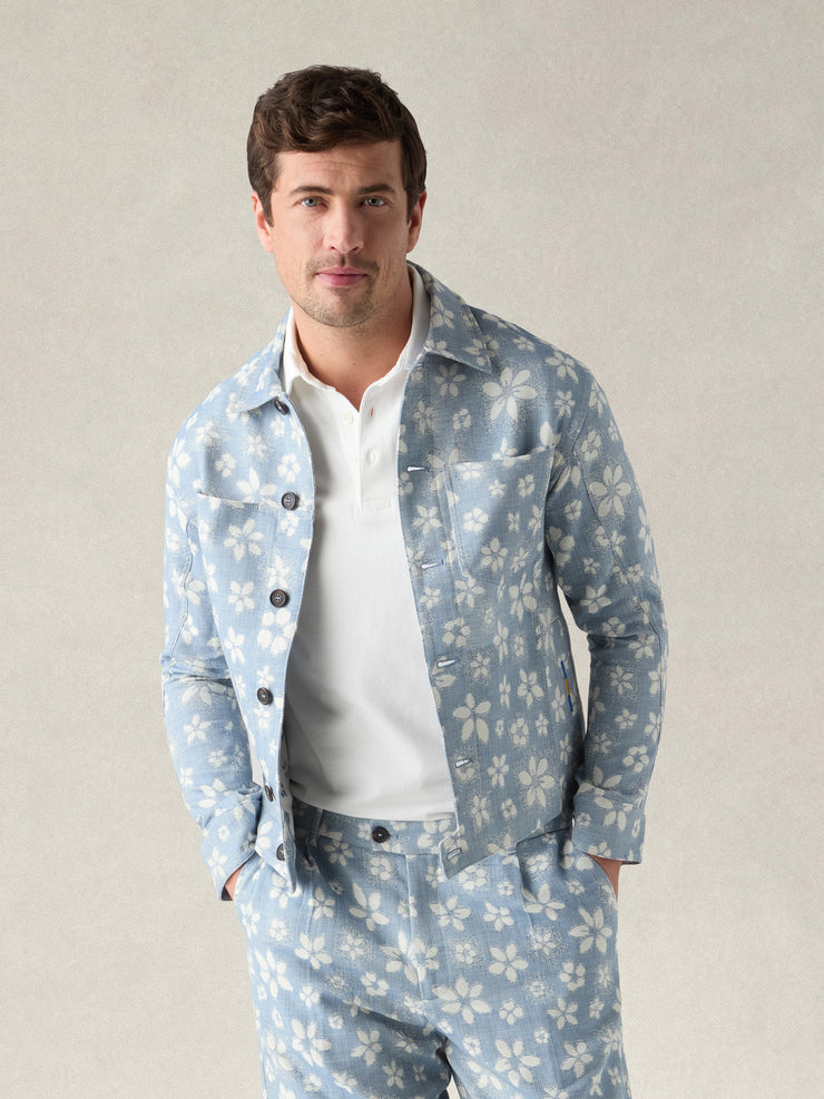 Farrell Jacket Cotton Wool Floral Jacket
